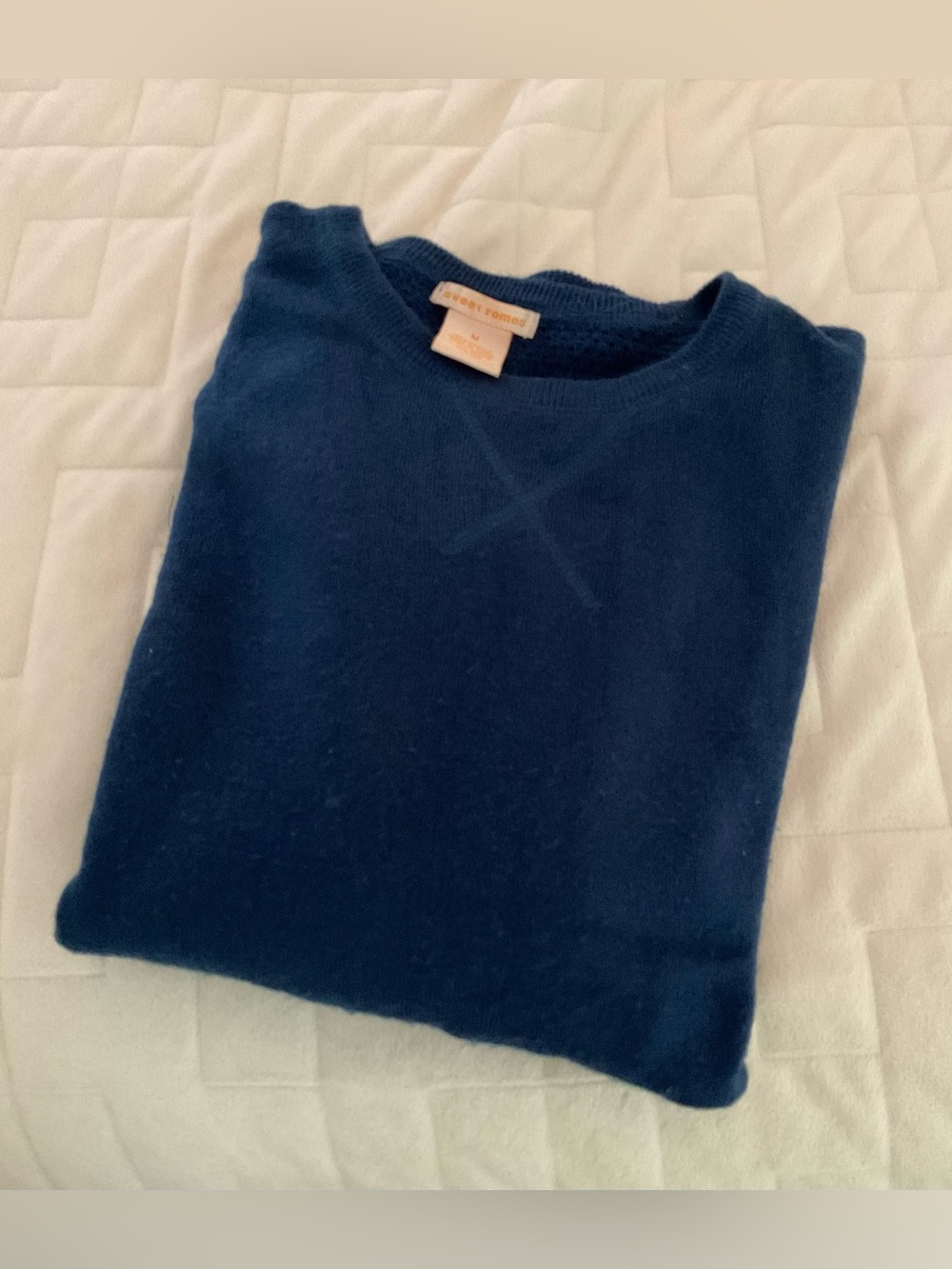 Sweet Romeo steel blue Crewneck Sweater